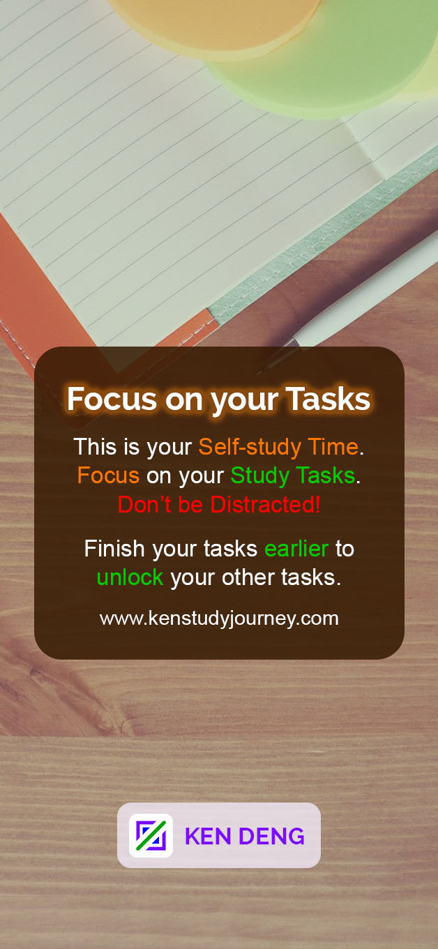 iPhone iOS 16 Self-study Focus Mode Background